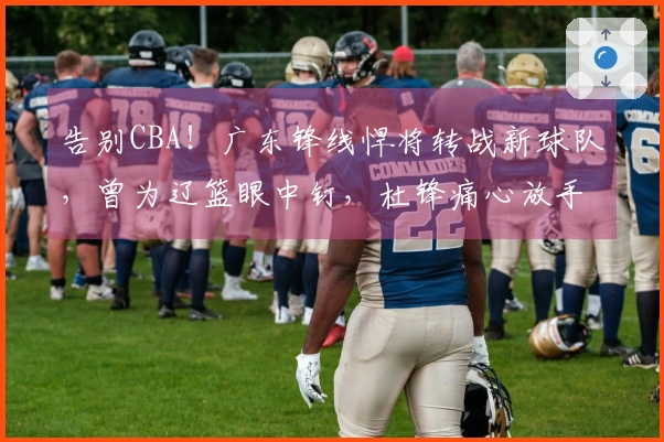 告别CBA！广东锋线悍将转战新球队，曾为辽篮眼中钉，杜锋痛心放手